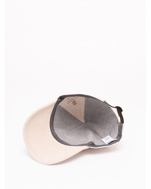 Brunello Cucinelli Pink Baseball Cap for men