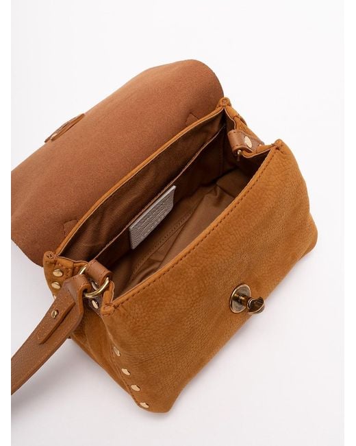 Zanellato Brown Baby 'Postina Jones' Shoulder Bag