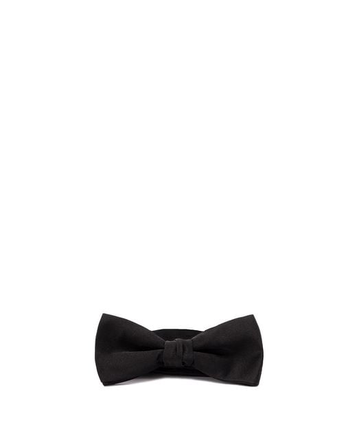 Saint Laurent White 'Yves' Bow Tie for men