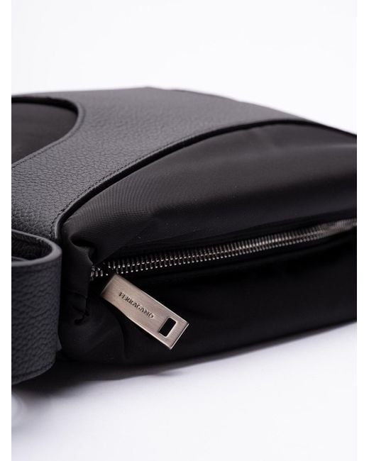 Ferragamo `cut Out` Shoulder Bag in Black for Men Lyst