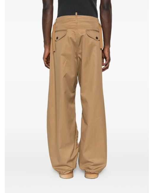 DSquared² Natural Utility Wide Pants for men