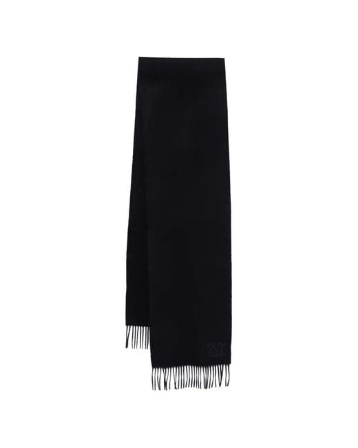 Max Mara Black "Wadalia" Classic Scarf