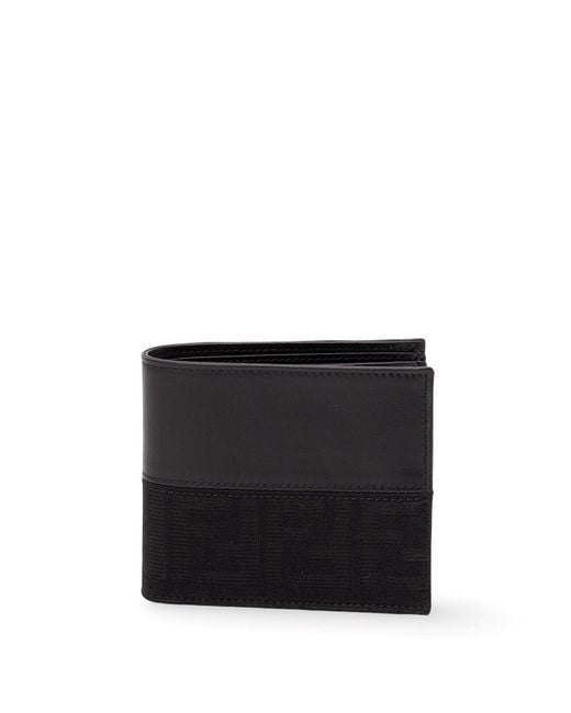 Fendi Black Wallet Bi-Fold for men