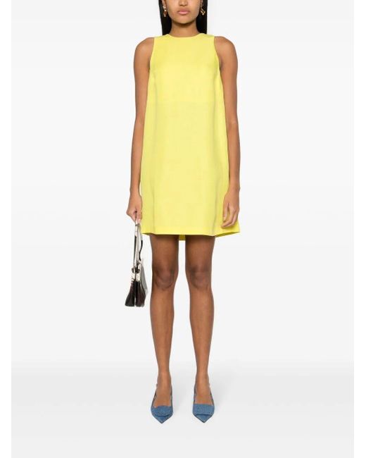 Straight Short Dress di Twin Set in Yellow