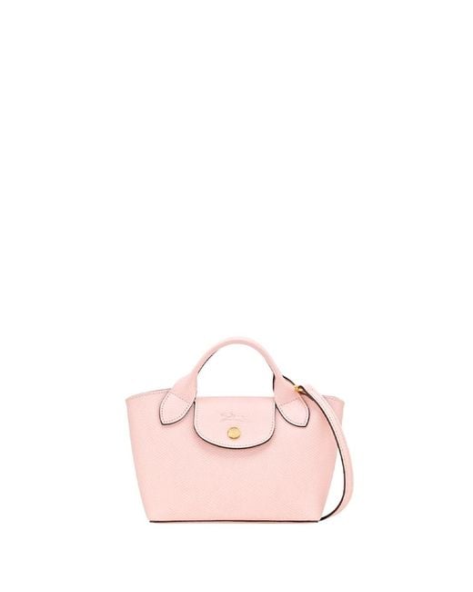 Longchamp Pink 'Epure' Extra Small Tote