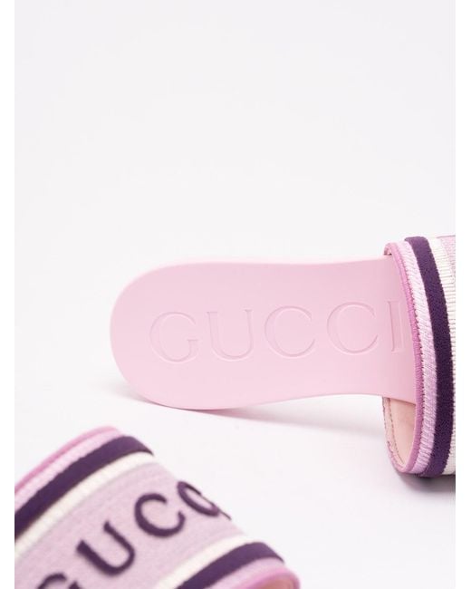 Gucci Pink Slides