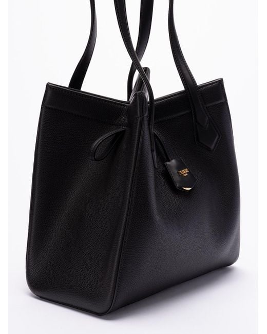 Fendi Black ` Origami Medium` Tote Bag