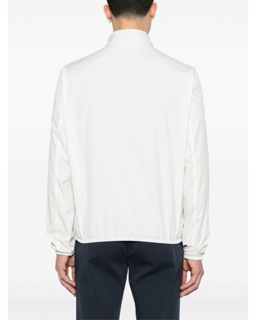 Herno White Stylish Parka Jacket for men