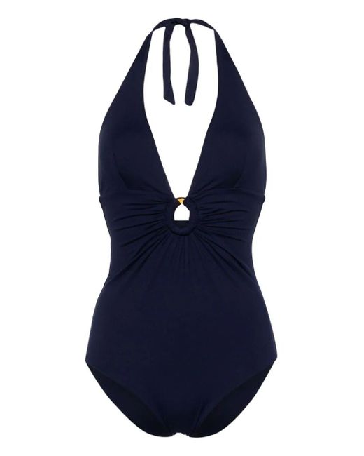 Fisico Blue One-Piece Swimsuit