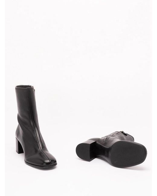 Prada Black Stretch Nappa Leather Booties