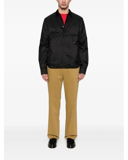 Prada Black Re-Nylon Shirt for men