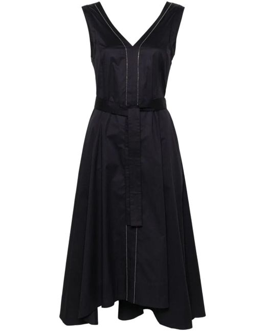 Peserico Black Midi Dress