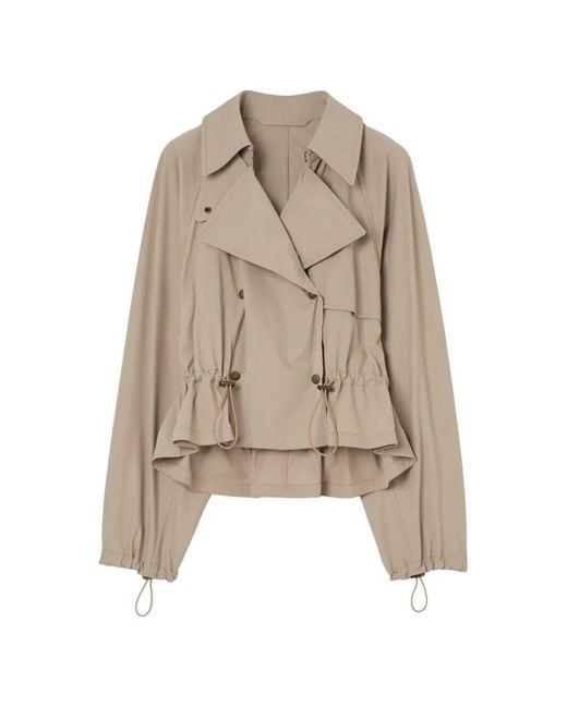 Burberry Natural Rosewin Short Trench