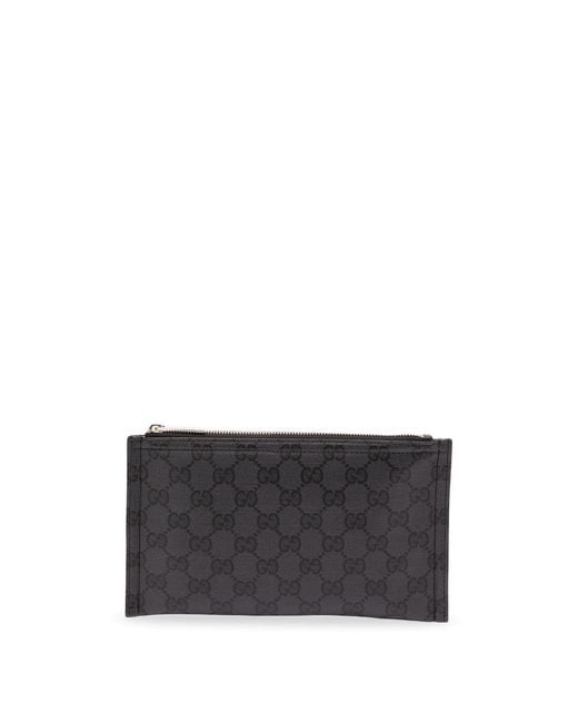 Gucci Gray 'Gg Core' Pouch for men