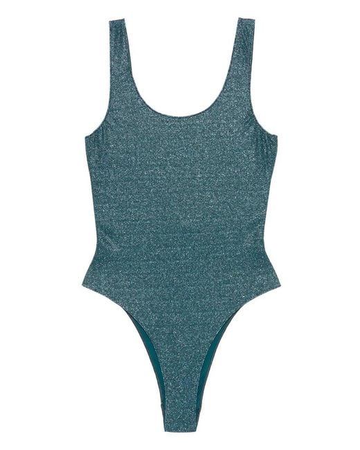 Oseree Green Shimmering Swimsuit