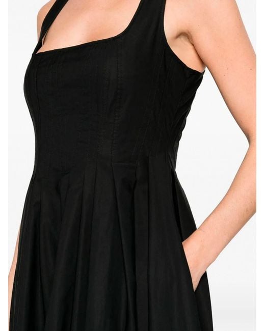 Sportmax Black Cotton Dress