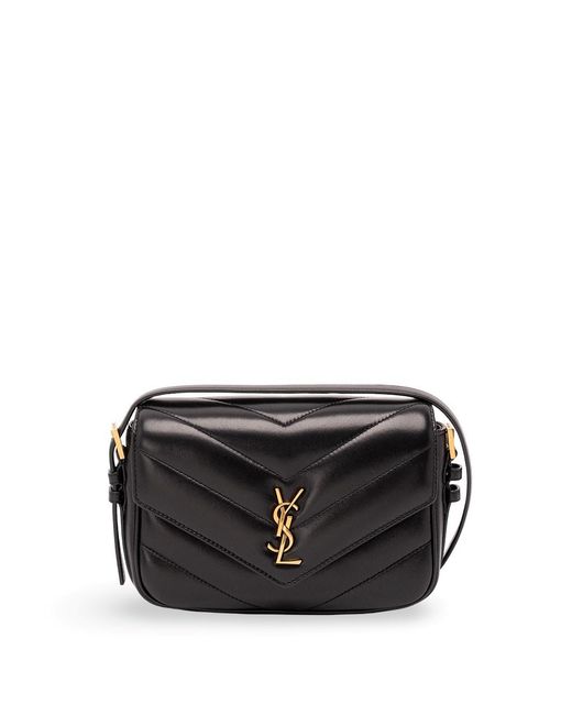 Saint Laurent Black 'Loulou' Large Bag