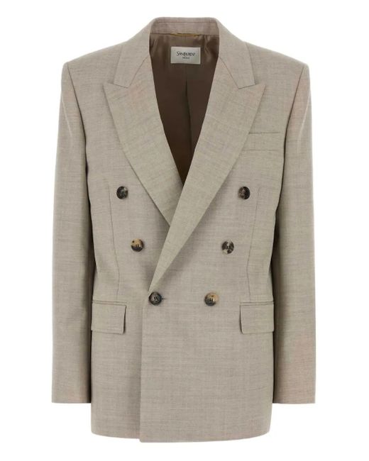 Saint Laurent Natural Blazer