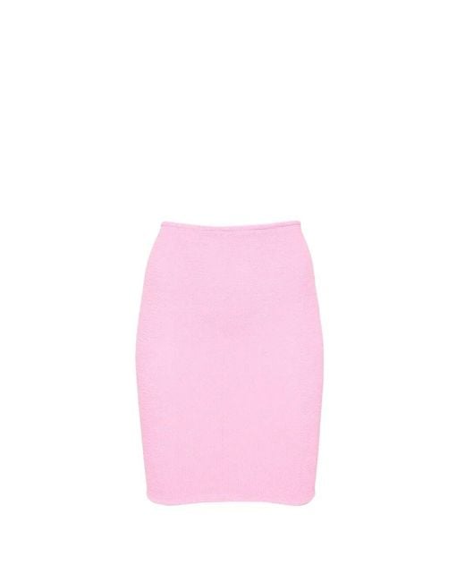 Hunza G Pink Mini Skirt