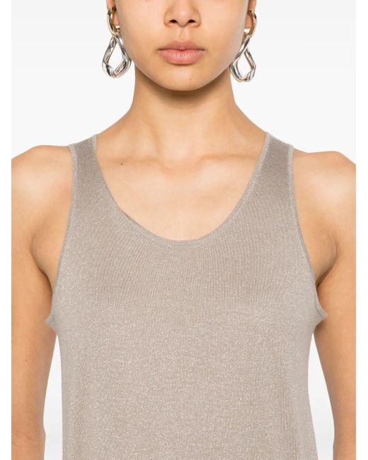 Brunello Cucinelli Natural Knitted Vest