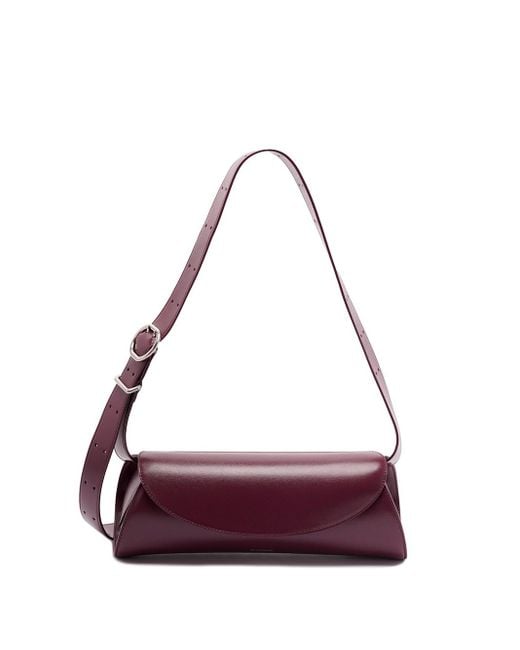 Jil Sander Purple Small 'Cannolo' Bag