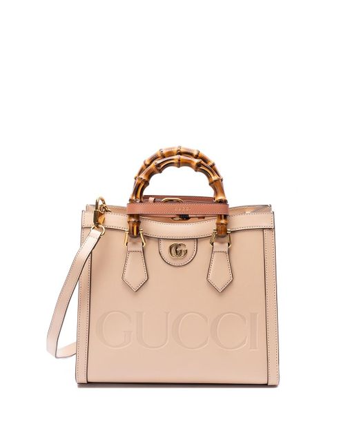 Gucci Natural ` Diana` Tote Bag