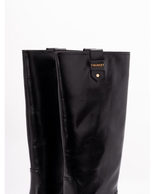 Twinset Black Boots