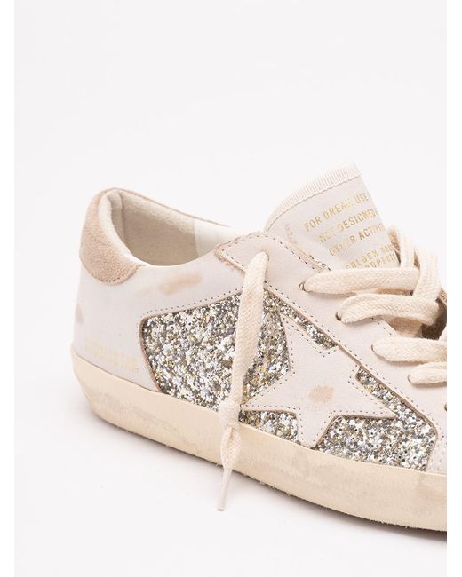 Golden Goose Deluxe Brand Natural 'Super-Star' Sneakers