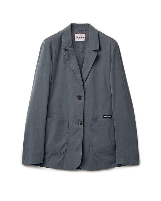 Miu Miu Blue Blazer