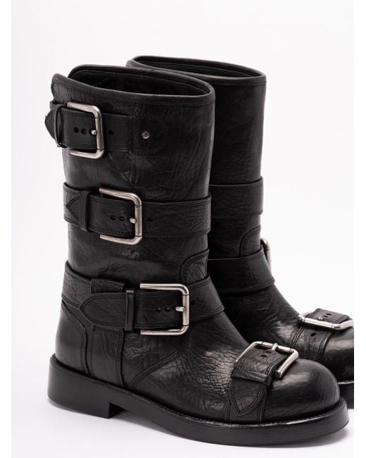 Dolce & Gabbana Black Ankle Boots