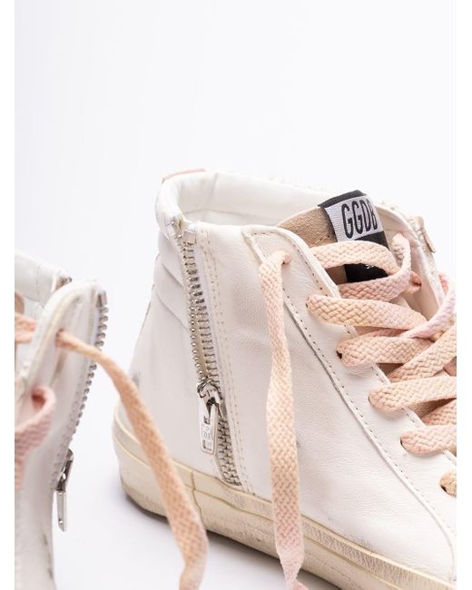 Golden Goose Deluxe Brand Pink `Slide` Sneakers