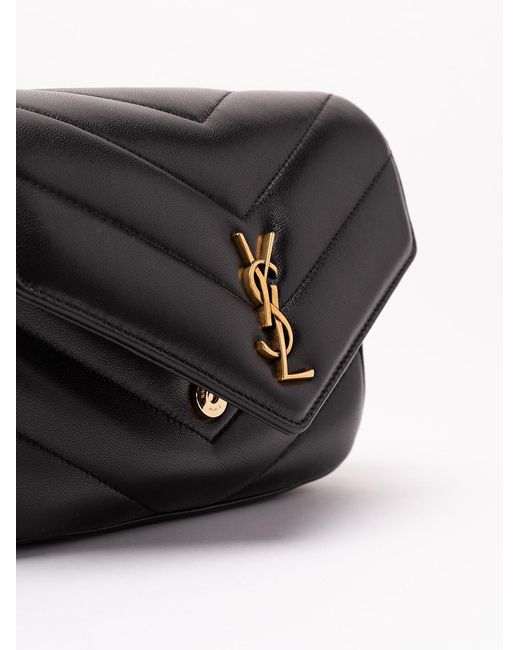 Saint Laurent Black 'Loulou' Large Bag
