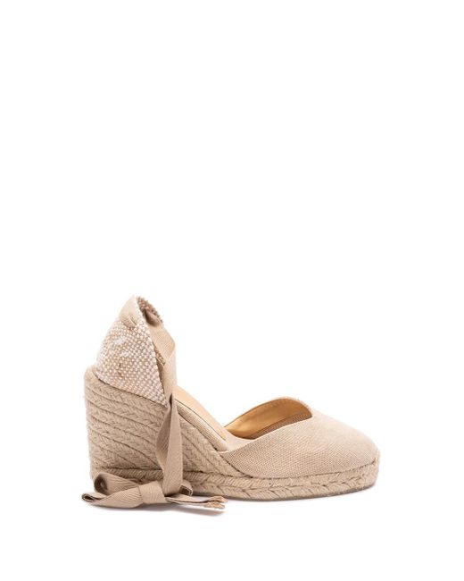 'Chiara/8/002' Wedge Espadrilles di Castaner in White