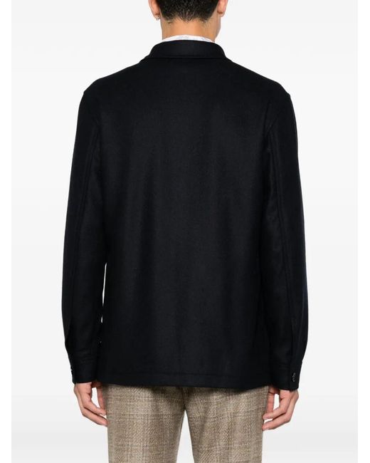 Tagliatore Black 'Tempest' Jacket for men