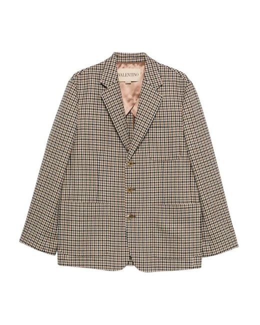 Valentino Garavani Brown Formal Jacket for men