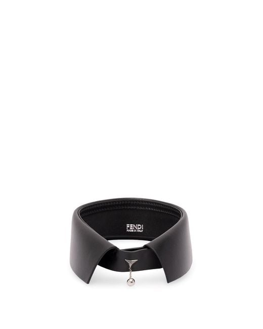 Fendi Black Detachable Collar