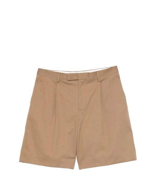 Lardini Natural Bermuda Shorts for men