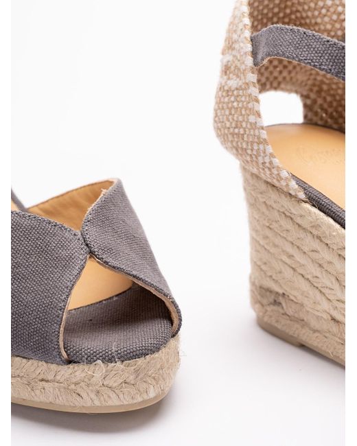 Castaner White 'Bianca/6/002' Wedge Espadrilles