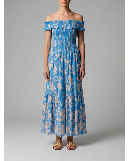 Poupette Blue 'Suzanne' Long Dress