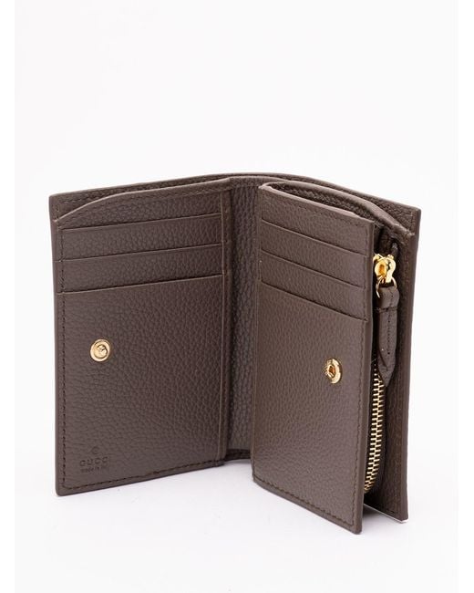 Gucci White 'Petite Marmont' Cardcase