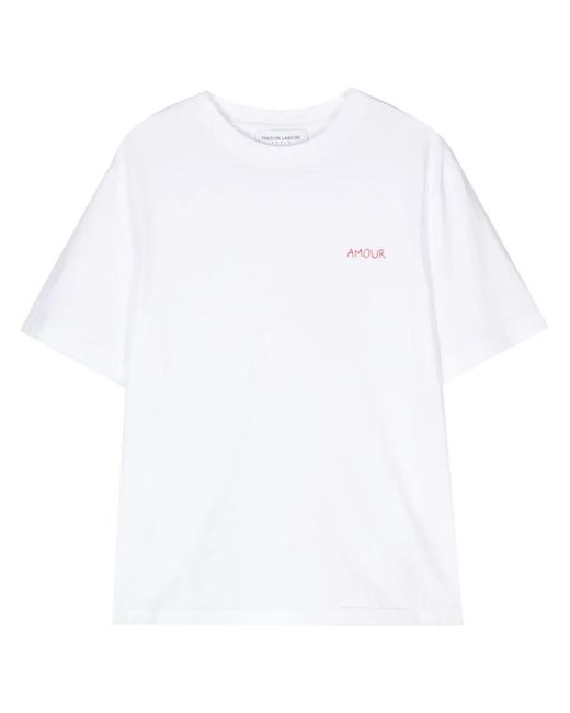 Maison Labiche White 'Amour' T-Shirt
