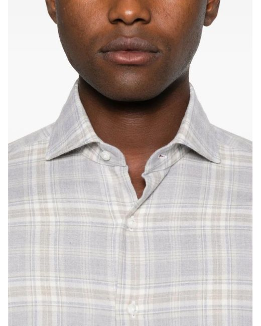 Barba Napoli White Shirt for men