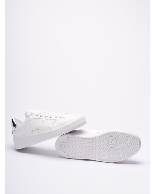 Golden Goose Deluxe Brand White `Pure Star Bio` Sneakers