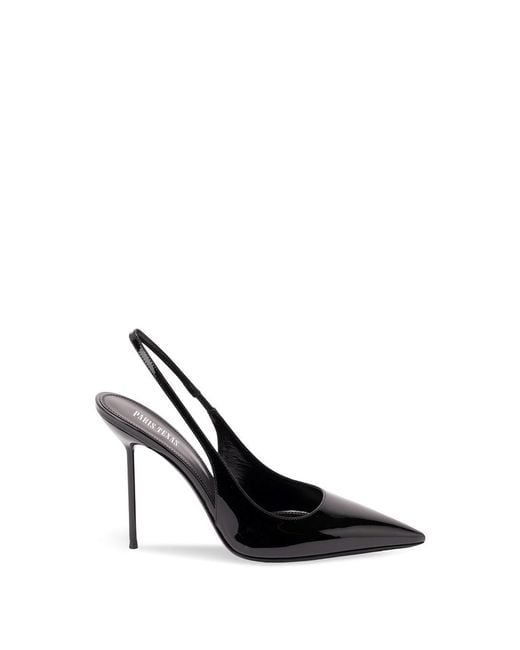 Paris Texas White 'Lidia' Slingback