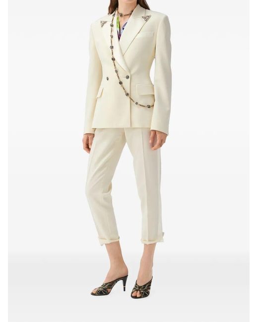 Versace White Evening Tailoring Jacket