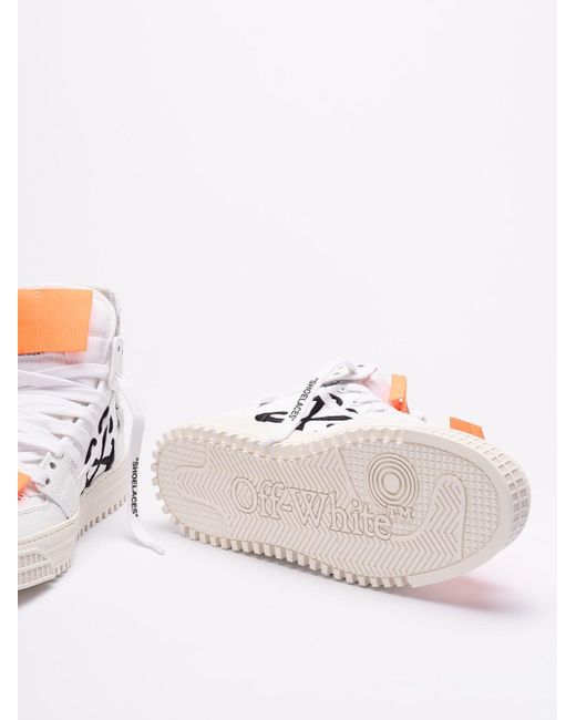 Off-White c/o Virgil Abloh White Off `3.0 Off Court Calf Leather` Sneakers
