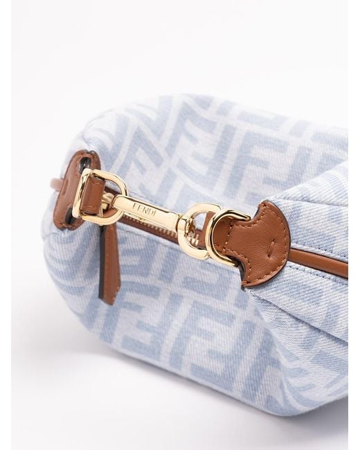 Fendi White 'Graphy' Mini Bag