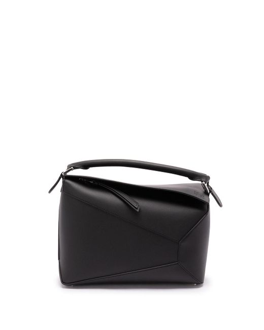 Loewe Black 'Puzzle Edge' Medium Bag