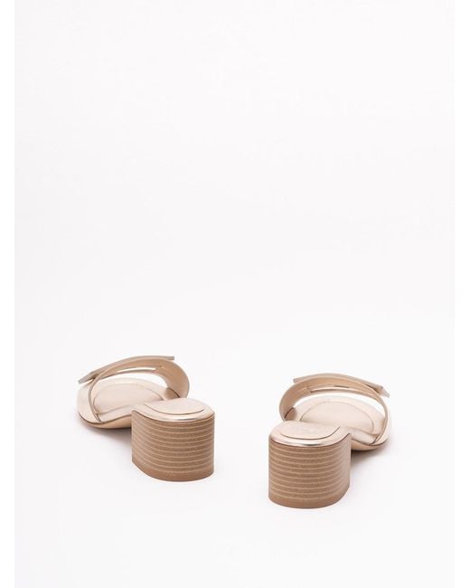 Fendi Metallic 'Ff' Slides