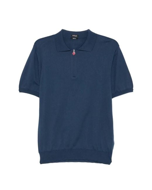 Kiton Blue Polo for men